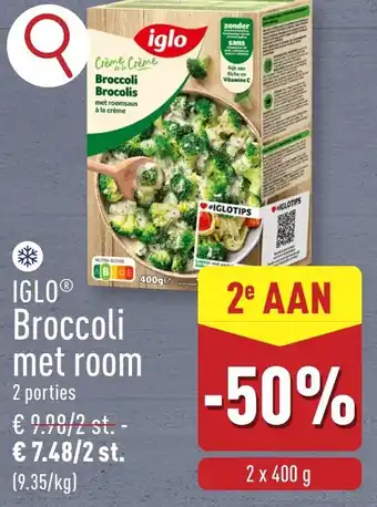 Iglo broccoli met room