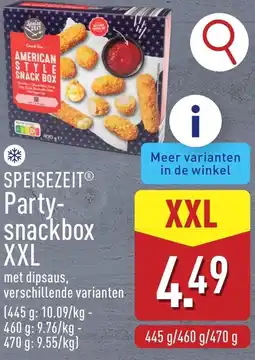ALDI Speisezeit party- snackbox xxl aanbieding
