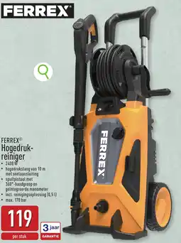 ALDI Ferrex hogedruk- reiniger aanbieding