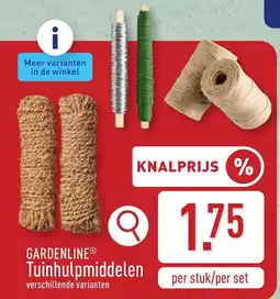 ALDI Gardenline tuinhulpmiddelen aanbieding