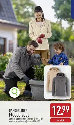 ALDI Gardenline fleece vest aanbieding