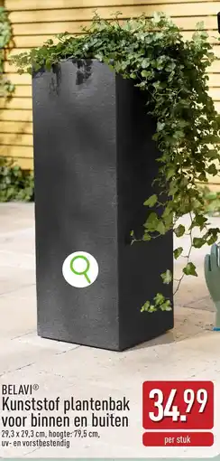 ALDI Belavi kunststof plantenbak voor binnen en buiten aanbieding