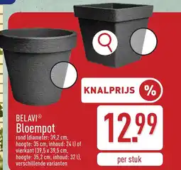 ALDI Belavi bloempot aanbieding