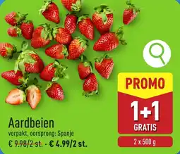 ALDI Aardbeien aanbieding