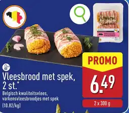 ALDI Vleesbrood met spek, 2 st. aanbieding