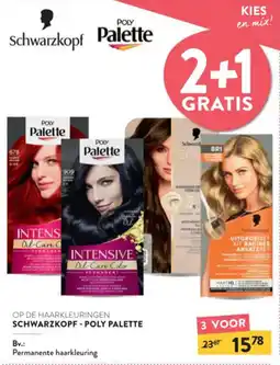 Di Op de haarkleuringen Schwarzkopf - Poly Palette aanbieding