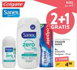 Di Op de Merken Colgate en Sanex aanbieding