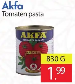 Tanger Markt Akfa Tomaten Pasta aanbieding