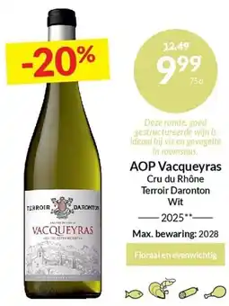 Intermarché AOP Vacqueyras aanbieding