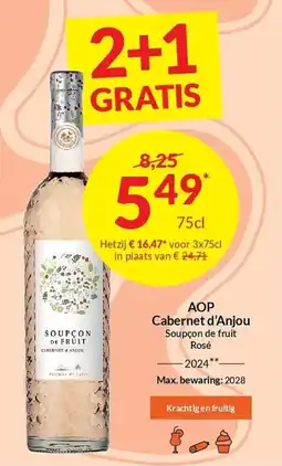 Intermarché AOP Cabernet d'Anjou aanbieding