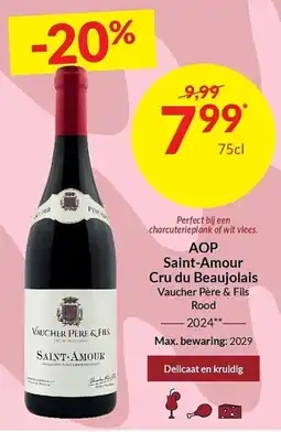 Intermarché AOP Saint-Amour Cru du Beaujolais aanbieding