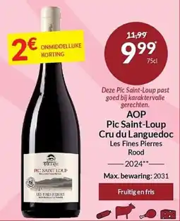 Intermarché AOP Pic Saint-Loup Cru du Languedoc aanbieding