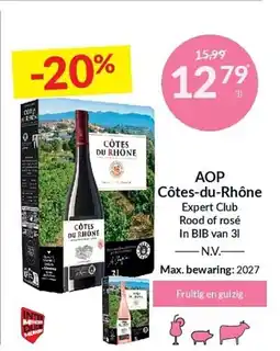 Intermarché AOP Côtes-du-Rhône aanbieding