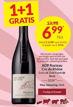 Intermarché AOP Rasteau Cru du Rhône aanbieding