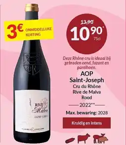 Intermarché AOP Saint Joseph aanbieding