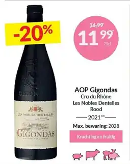 Intermarché AOP Gigondas aanbieding