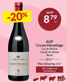 Intermarché AOP Crozes Hermitage aanbieding