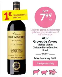 Intermarché AOP Graves de Vayres aanbieding