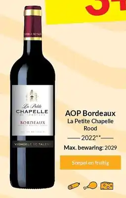 Intermarché AOP Bordeaux La Petite Chapelle Rood aanbieding