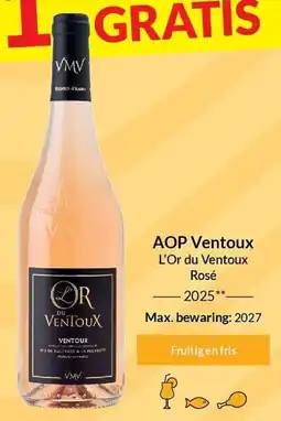 Intermarché AOP Ventoux L'Or du Ventoux Rose aanbieding