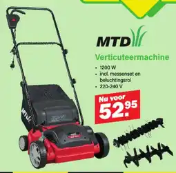 Van Cranenbroek MTD Verticuteermachine aanbieding
