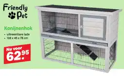 Van Cranenbroek Friendly Pet Konijnenhok aanbieding