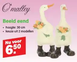 Van Cranenbroek O'malley Beeld Eend aanbieding