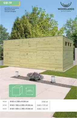 Hubo WoodLands QB IV aanbieding