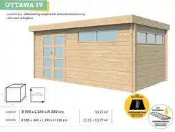 Hubo WoodLands Ottawa lV aanbieding