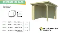 Hubo Overkapping lara aanbieding