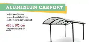 Aluminium carport