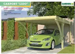 Hubo Carport lido aanbieding