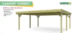 Hubo Carport dubbel aanbieding
