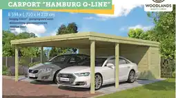 Hubo Carport hamburg q-line aanbieding