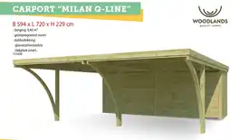 Hubo Carport milan q-line aanbieding