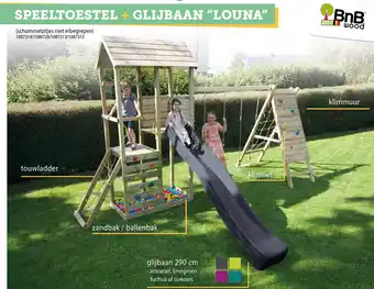 Speeltoestel + glijbaan louna
