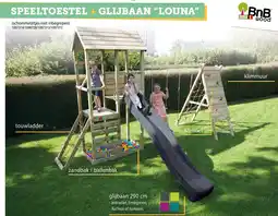 Hubo Speeltoestel + glijbaan louna aanbieding