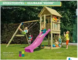 Hubo Speeltoestel + glijbaan kiosk aanbieding