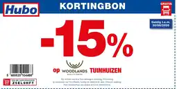 Hubo Op woodlands tuinhuizen aanbieding