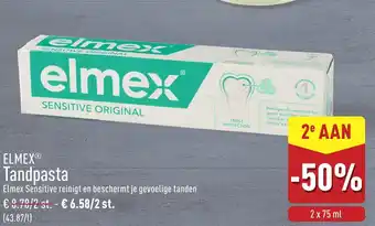 ALDI Elmex tandpasta aanbieding