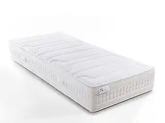 De Matrassen Gigant Matelas Velda Grand Duc Deluxe à ressorts ensachés coloris blanc -75x200 cm-Doux aanbieding