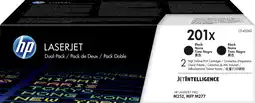 Coolblue HP 201X Toner Noir Lot de 2 (Grande Capacité) aanbieding