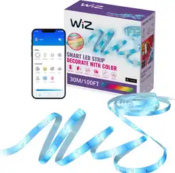 Coolblue WiZ RGB Lightstrip - Gekleurd Licht - 30 meter aanbieding