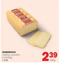 Spar MAREDSOUS tradition caractère aanbieding