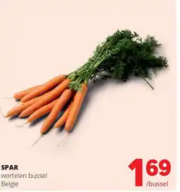 Spar SPAR wortelen bussel Belgie aanbieding