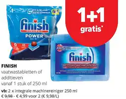 Spar FINISH integrale machinereiniger 250 ml aanbieding