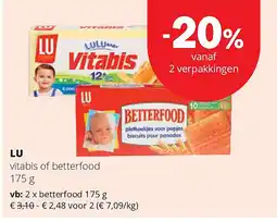 Spar LU betterfood 175 g aanbieding