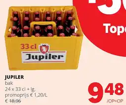 Spar JUPILER bak 24 x 33 cl + lg aanbieding