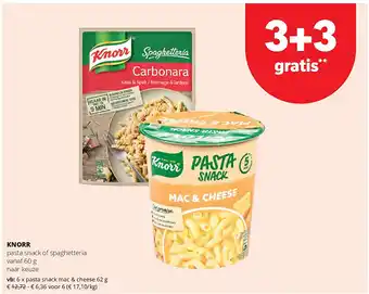KNORR pasta snack mac & cheese 62 g