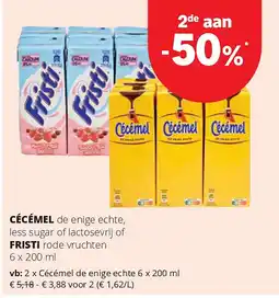 Spar Cécémel de enige echte 6 x 200 ml aanbieding